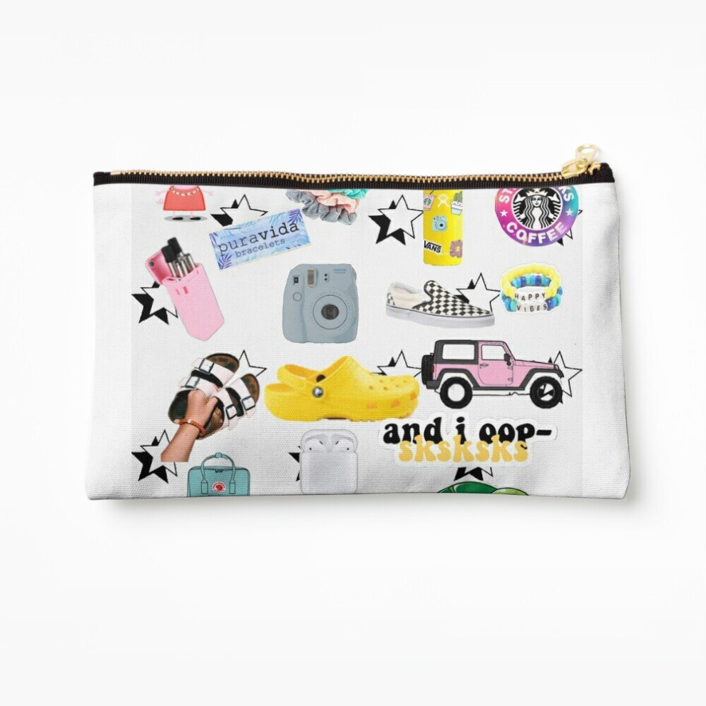 Whibos Makeup Bag Vsco Girl Pack Cosmetic Organizer Tyvek Paper Bags Zipper Pouch