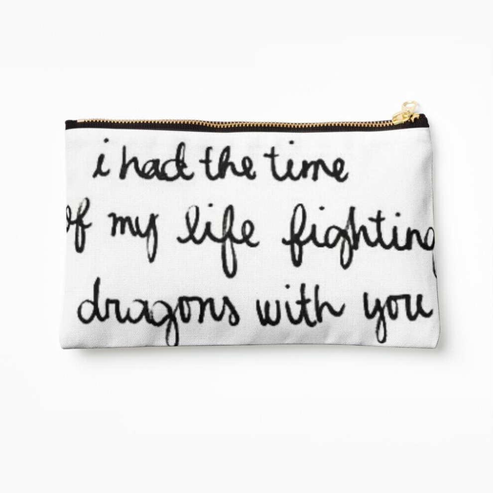 Whibos Makeup Bag Taylor Swift- Long Live Lyrics Cosmetic Organizer Tyvek Paper Bags Zipper Pouch