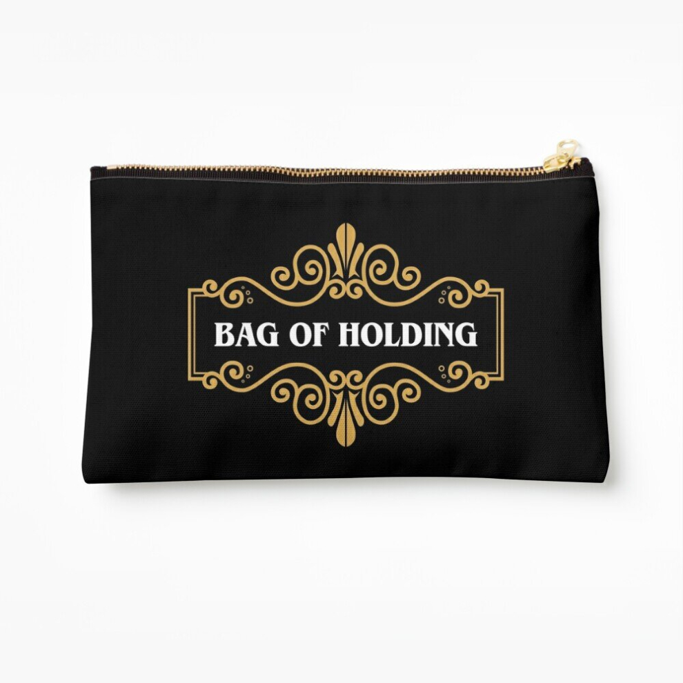 Whibos Makeup Bag Bag Of Holding Tabletop Rpg Gaming Cosmetic Organizer Tyvek Paper Bags Zipper Pouch