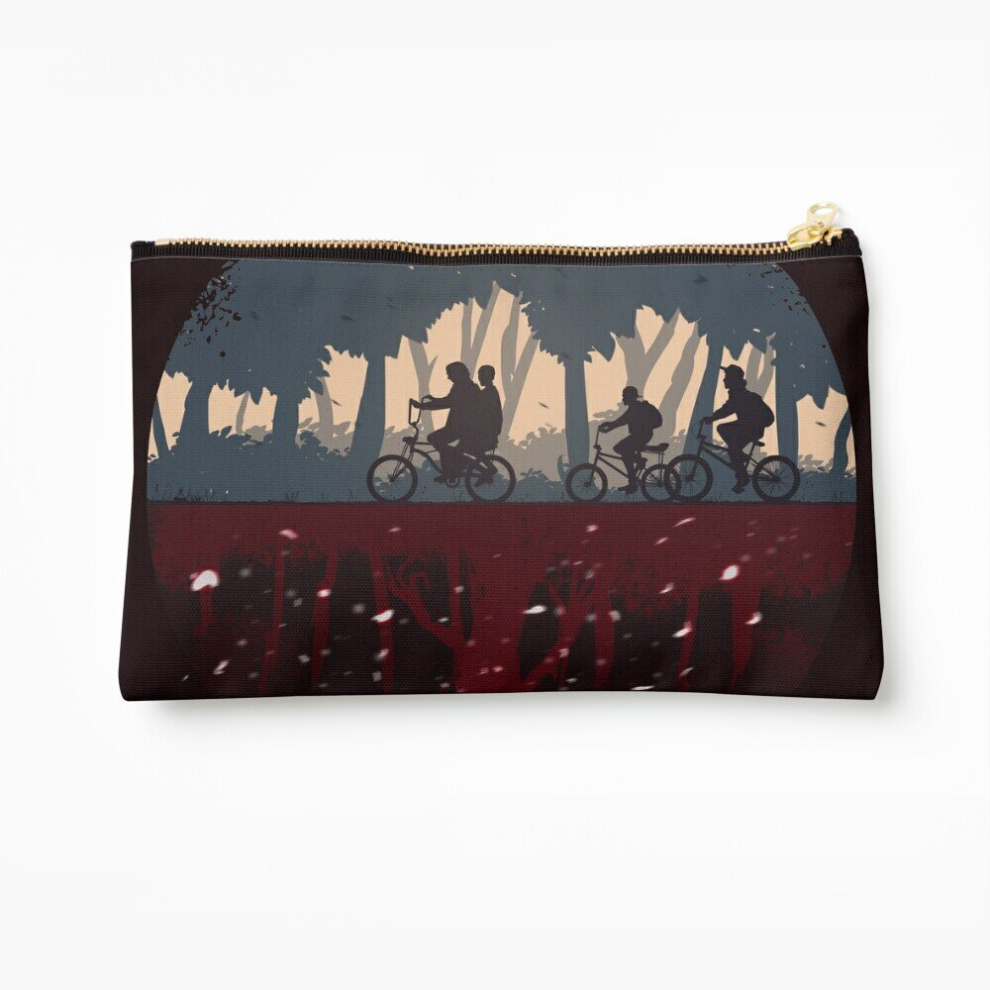 Whibos Makeup Bag Stranger Things Cosmetic Organizer Tyvek Paper Bags Zipper Pouch