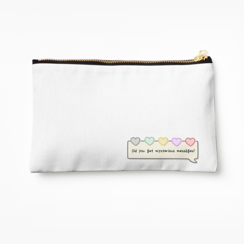 Whibos Makeup Bag Did You Get Mysterious Messages? Cosmetic Organizer Tyvek Paper Bags Zipper Pouch