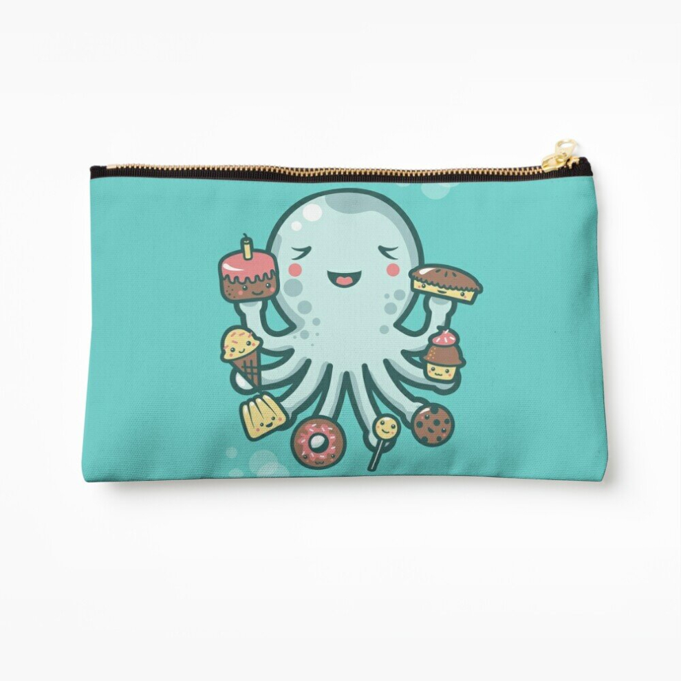 Whibos Makeup Bag Room For Dessert? Cosmetic Organizer Tyvek Paper Bags Zipper Pouch