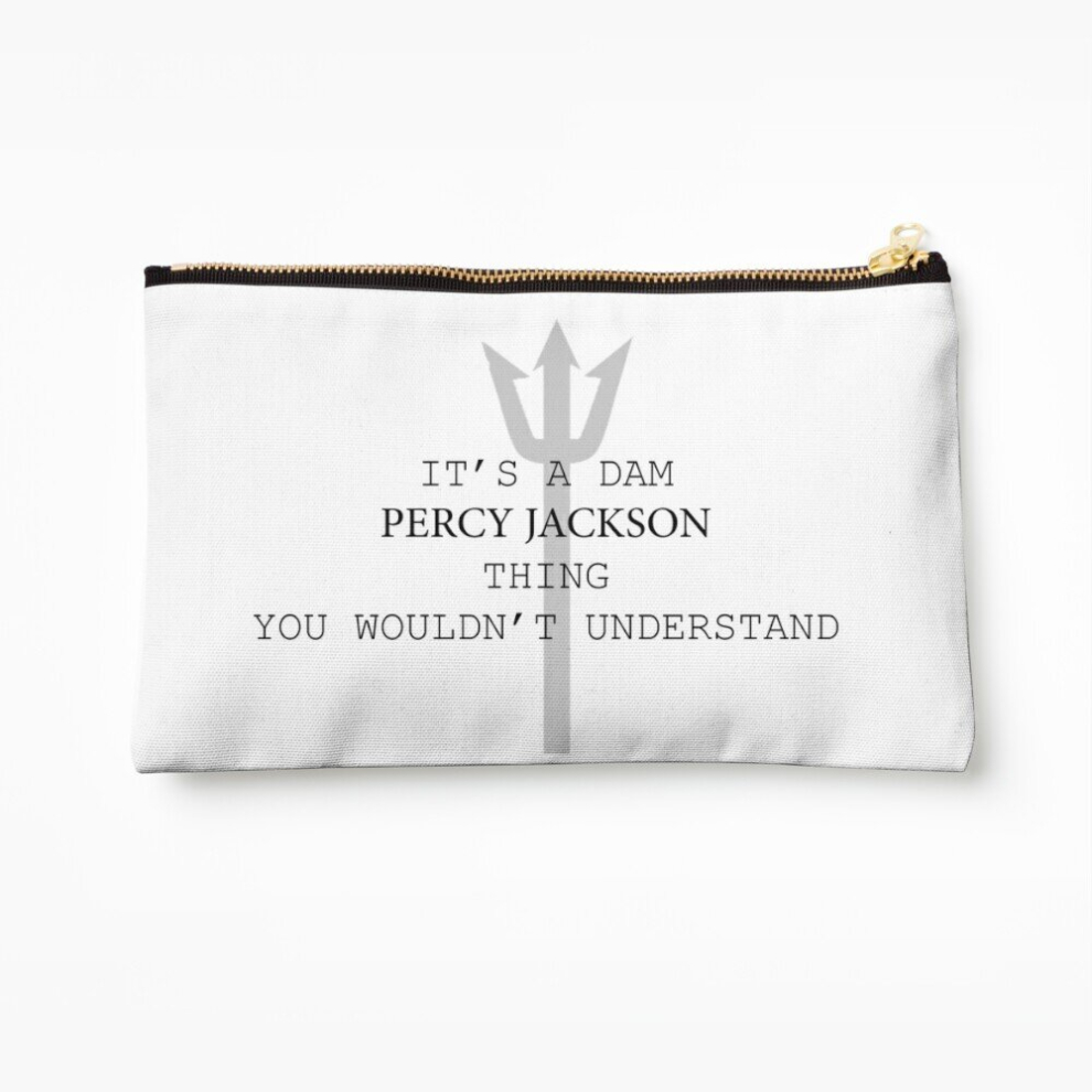 Whibos Makeup Bag It's A Dam Percy Jackson Thing Cosmetic Organizer Tyvek Paper Bags Zipper Pouch