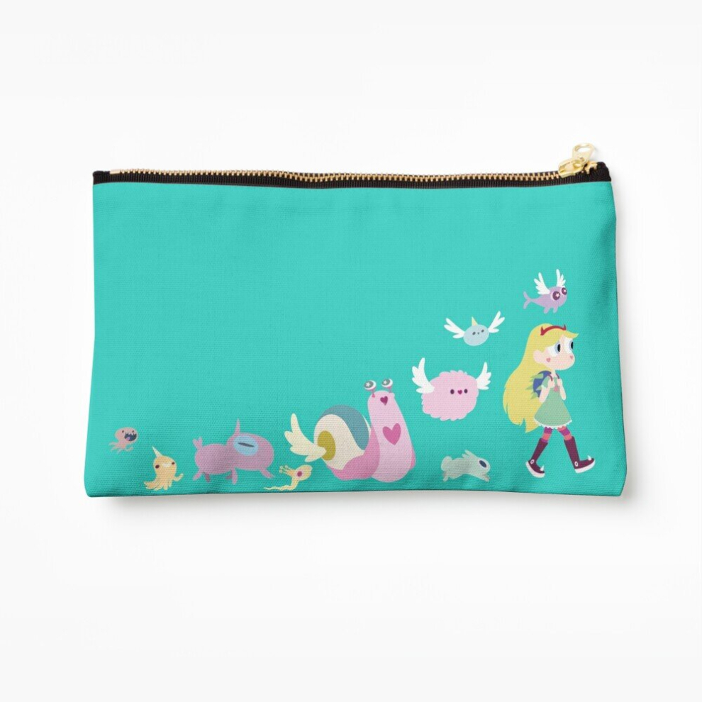 Whibos Makeup Bag Star Vs. The Forces Of Evil Walk Cosmetic Organizer Tyvek Paper Bags Zipper Pouch