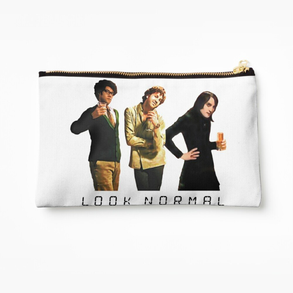 Whibos Makeup Bag Look Normal - The It Crowd Cosmetic Organizer Tyvek Paper Bags Zipper Pouch