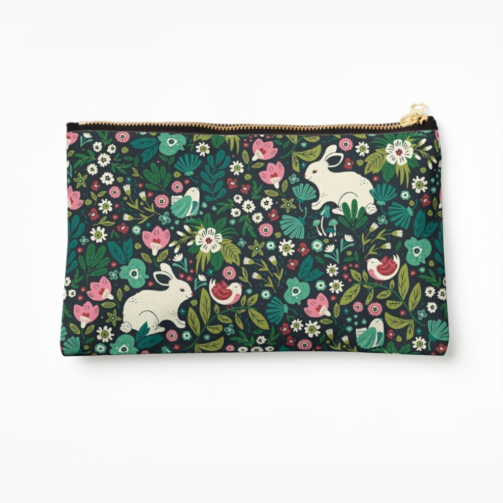 Whibos Makeup Bag Forest Friends Cosmetic Organizer Tyvek Paper Bags Zipper Pouch