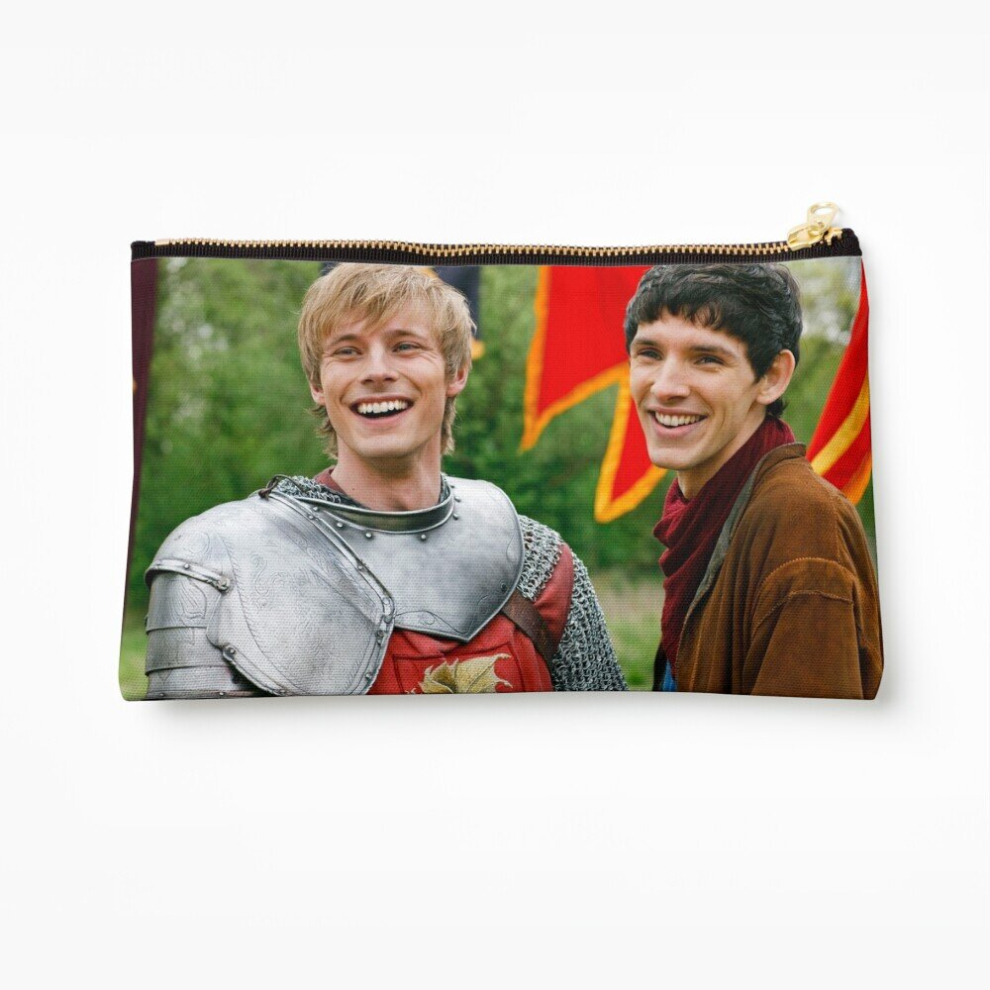 Whibos Makeup Bag Merlin And Arthur Being Dorks - Merthur - Cosmetic Organizer Tyvek Paper Bags Zipper Pouch