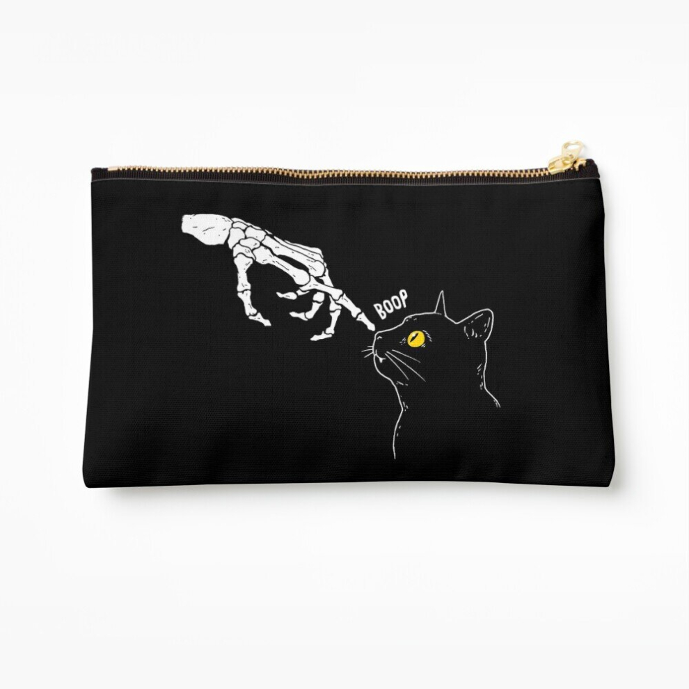Whibos Makeup Bag Spooky Boop Cosmetic Organizer Tyvek Paper Bags Zipper Pouch