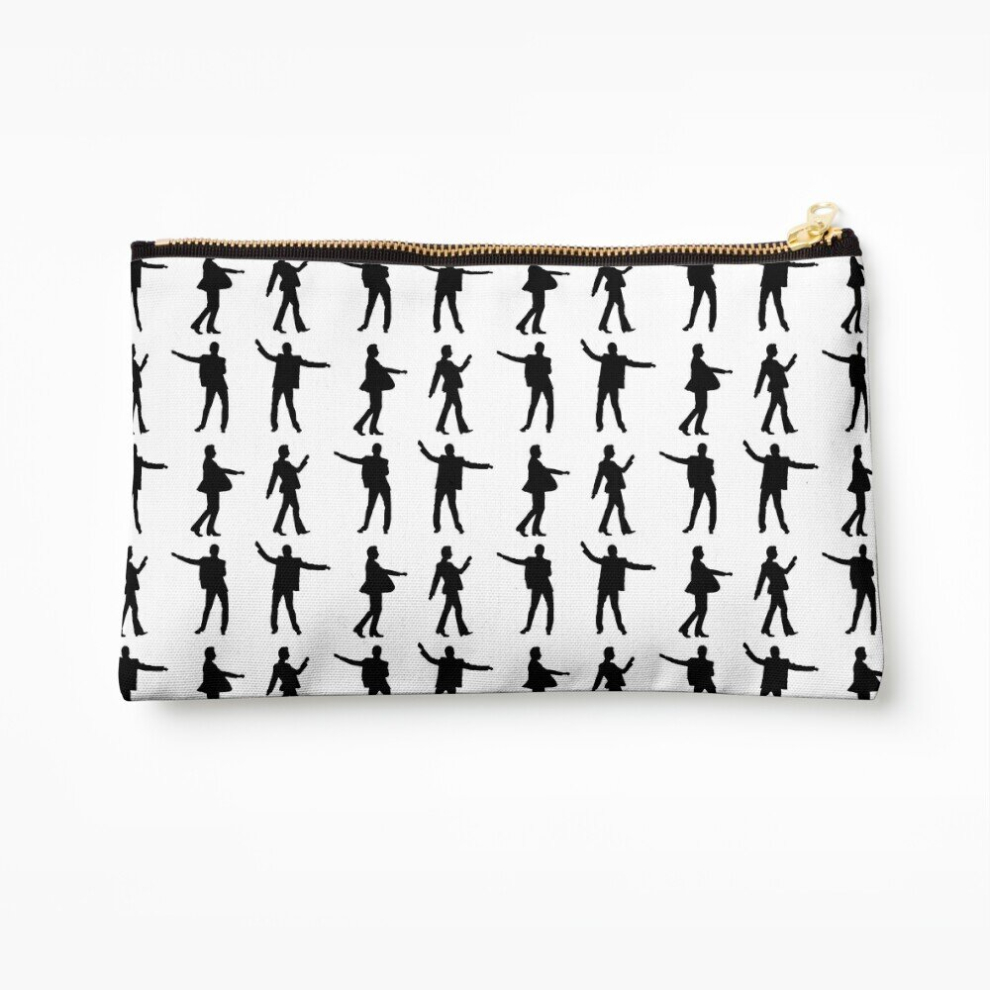 Whibos Makeup Bag Dancing Dave Cosmetic Organizer Tyvek Paper Bags Zipper Pouch