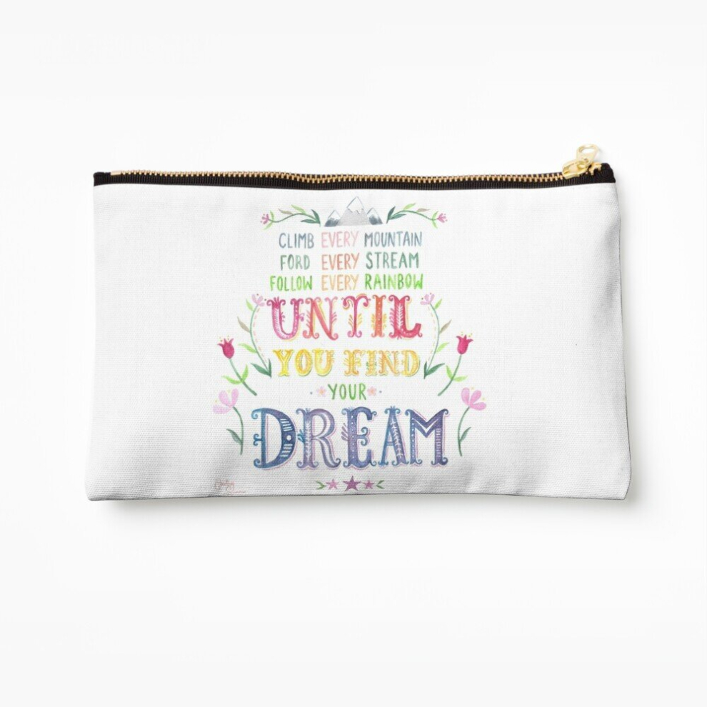 Whibos Makeup Bag Sound Of Music Climb Every Mountain Cosmetic Organizer Tyvek Paper Bags Zipper Pouch