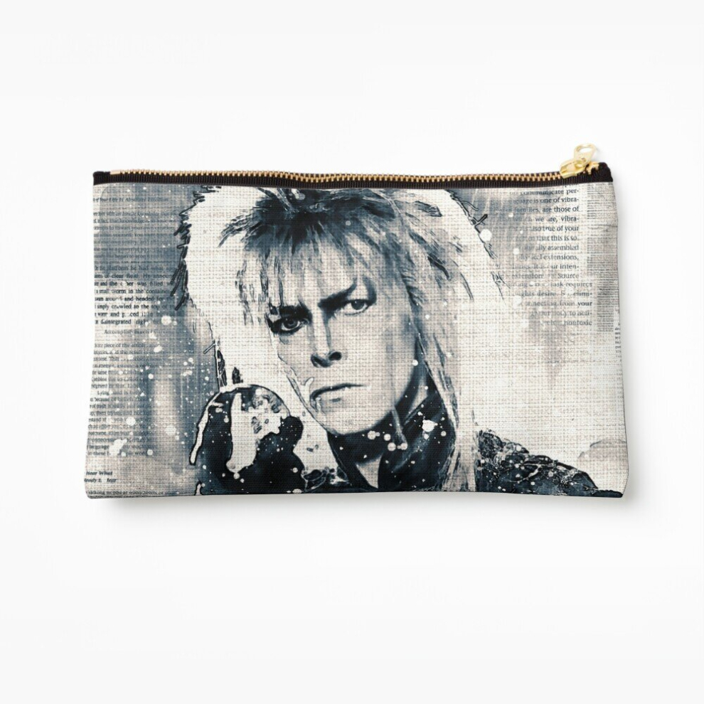 Whibos Makeup Bag Jareth The Goblin King Labyrinth Classy Movie Cosmetic Organizer Tyvek Paper Bags Zipper Pouch