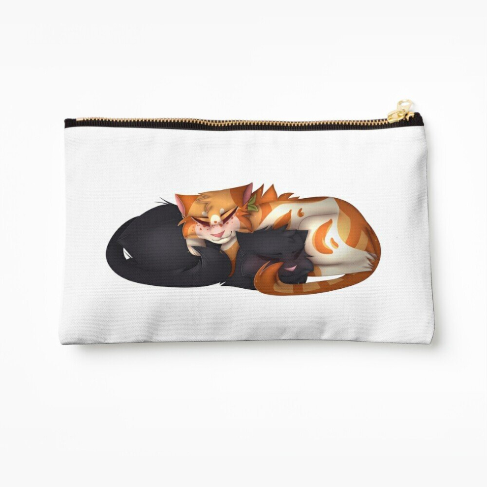 Whibos Makeup Bag Hollyleaf X Fallen Leaves Cosmetic Organizer Tyvek Paper Bags Zipper Pouch