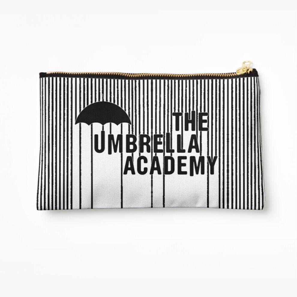 Whibos Makeup Bag The Umbrella Academy - Logo With Lines Cosmetic Organizer Tyvek Paper Bags Zipper Pouch