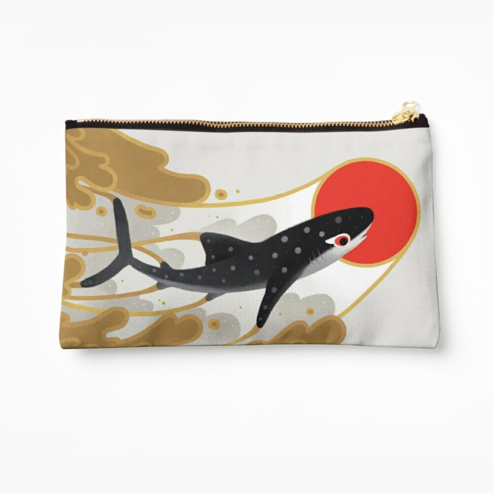 Whibos Makeup Bag Whale Shark Cosmetic Organizer Tyvek Paper Bags Zipper Pouch