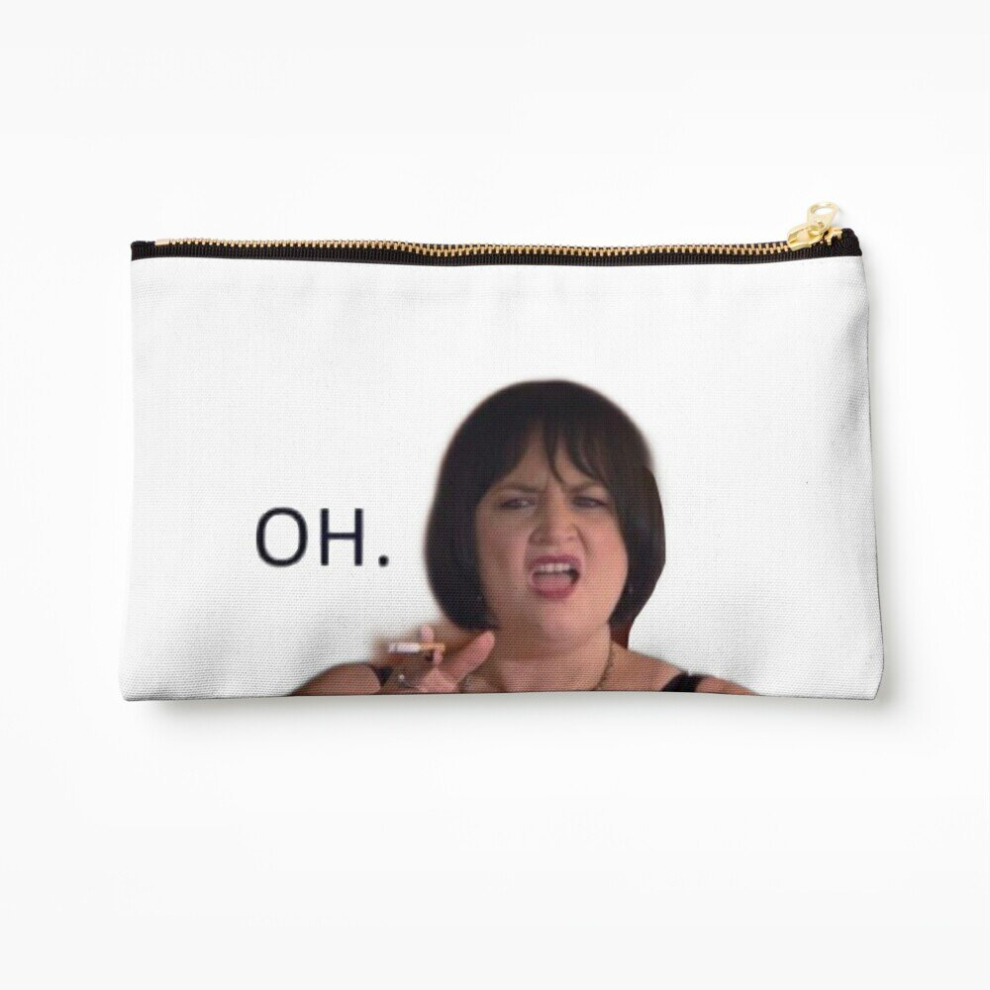 Whibos Makeup Bag Nessa Oh Gavin Stacey Quote Cosmetic Organizer Tyvek Paper Bags Zipper Pouch