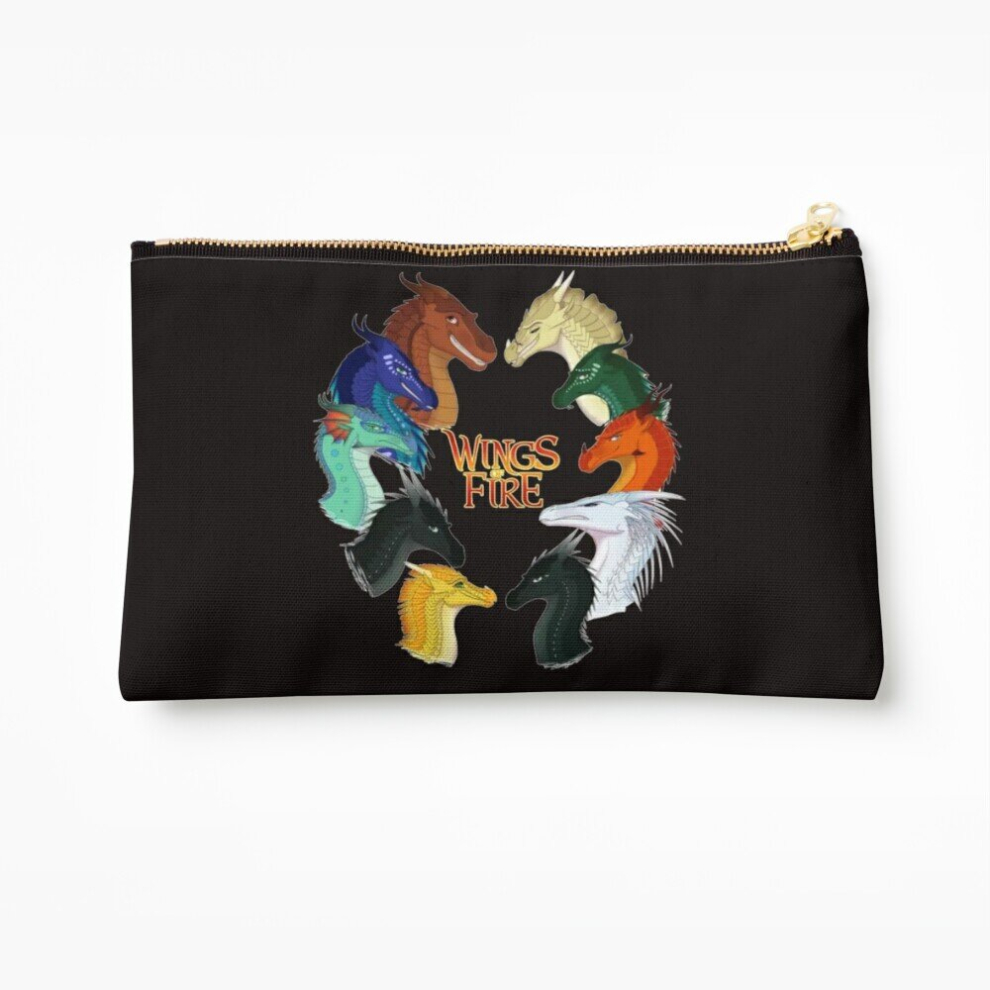 Whibos Makeup Bag Wings Of Fire Cosmetic Organizer Tyvek Paper Bags Zipper Pouch