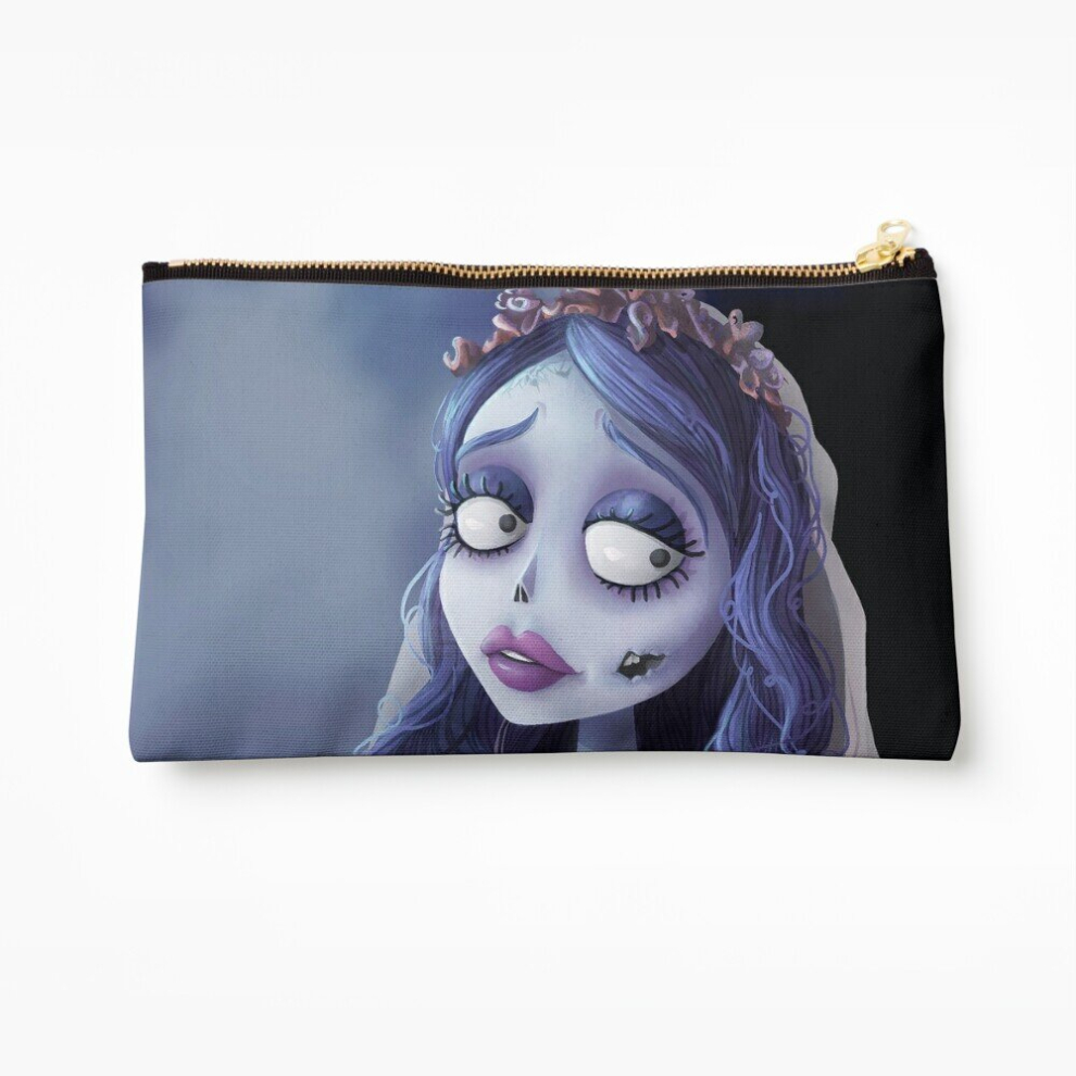Whibos Makeup Bag Emily The Corpse Bride Cosmetic Organizer Tyvek Paper Bags Zipper Pouch