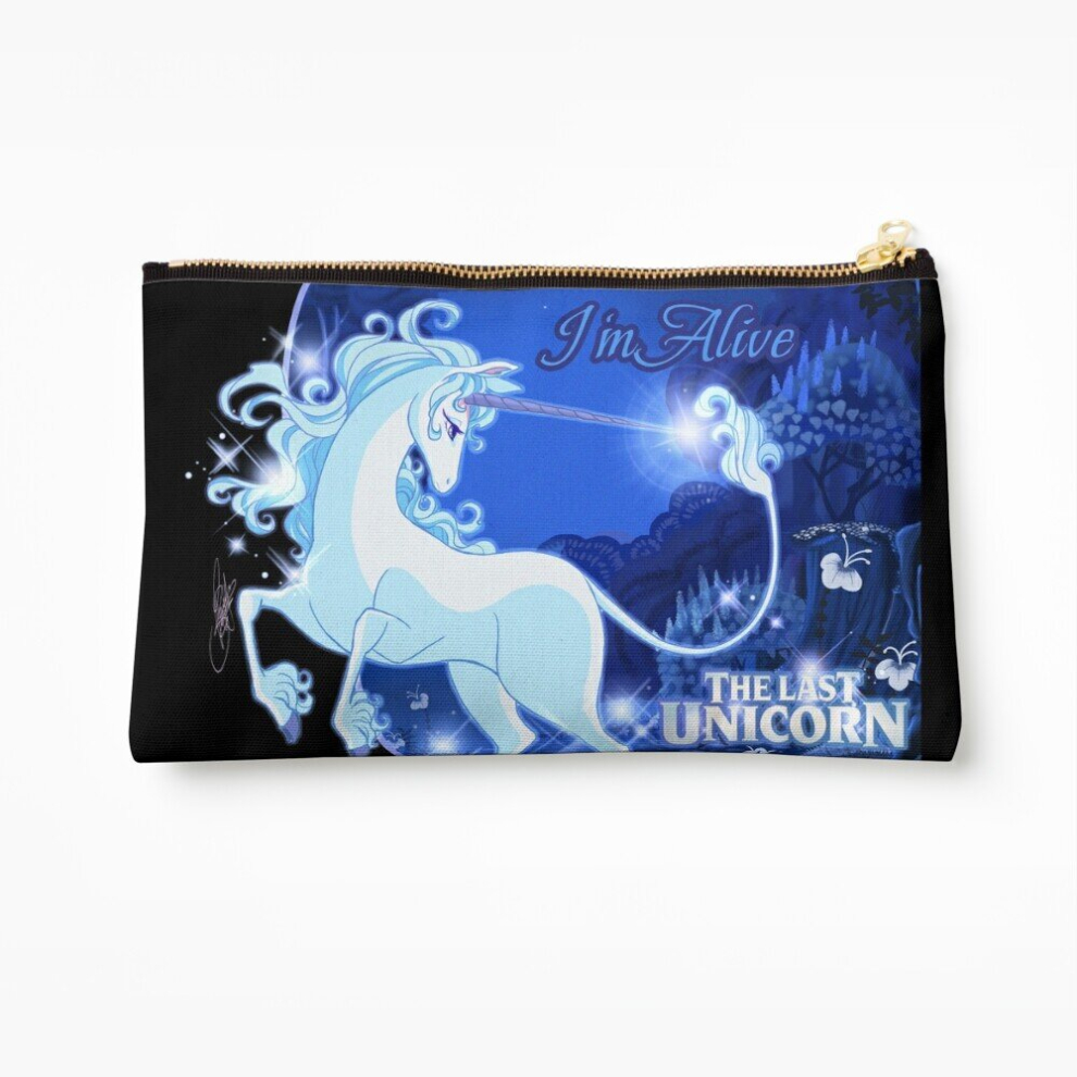 Whibos Blue Makeup Bag I'm Alive - Cosmetic Organizer Tyvek Paper Bags Zipper Pouch