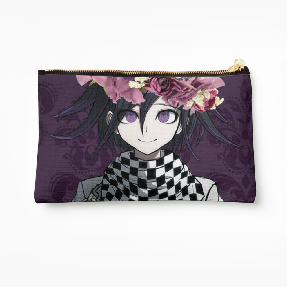 Whibos Makeup Bag Kokichi Ouma Ultimate Liar Cosmetic Organizer Tyvek Paper Bags Zipper Pouch