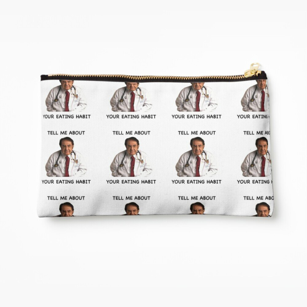 Whibos Makeup Bag Dr Nowzaradan, A Legend Cosmetic Organizer Tyvek Paper Bags Zipper Pouch