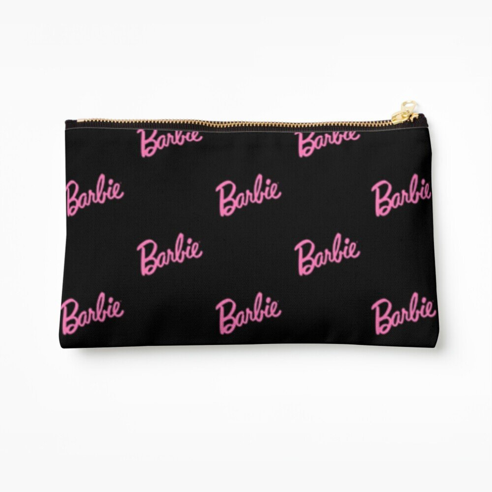 Whibos Makeup Bag Let's Go Barbie Girl! Cosmetic Organizer Tyvek Paper Bags Zipper Pouch