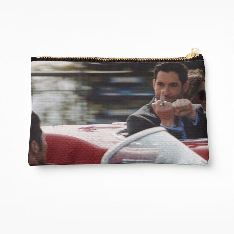 Whibos Makeup Bag Lucifer Morningstar Cosmetic Organizer Tyvek Paper Bags Zipper Pouch