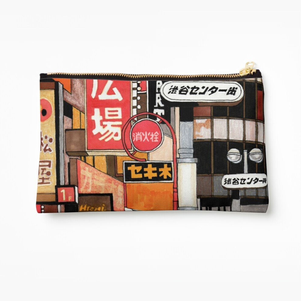 Whibos Makeup Bag Tokyo Street Signs Cosmetic Organizer Tyvek Paper Bags Zipper Pouch