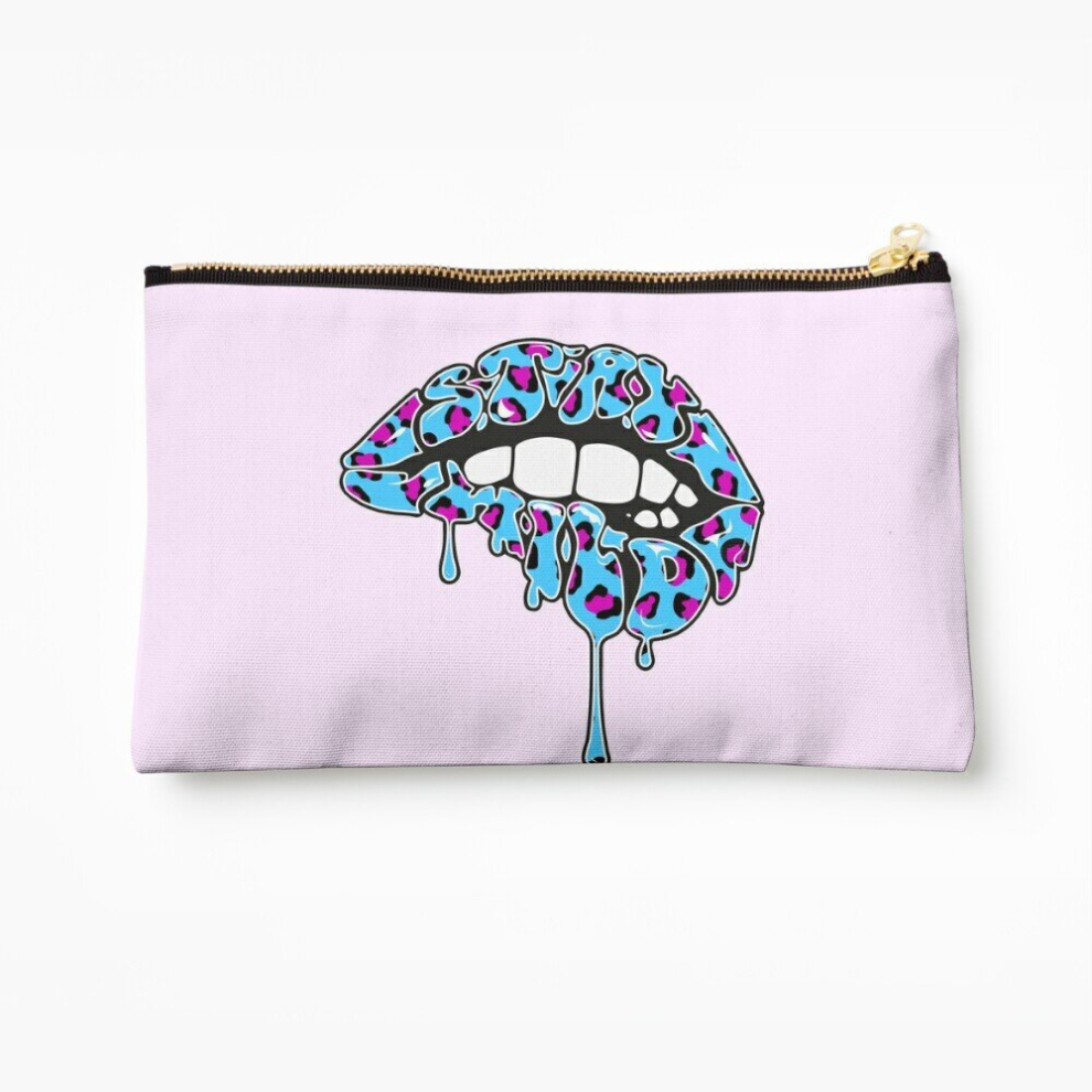 Whibos Makeup Bag Ben Azelart Merch New Stay Wild Lip Cosmetic Organizer Tyvek Paper Bags Zipper Pouch