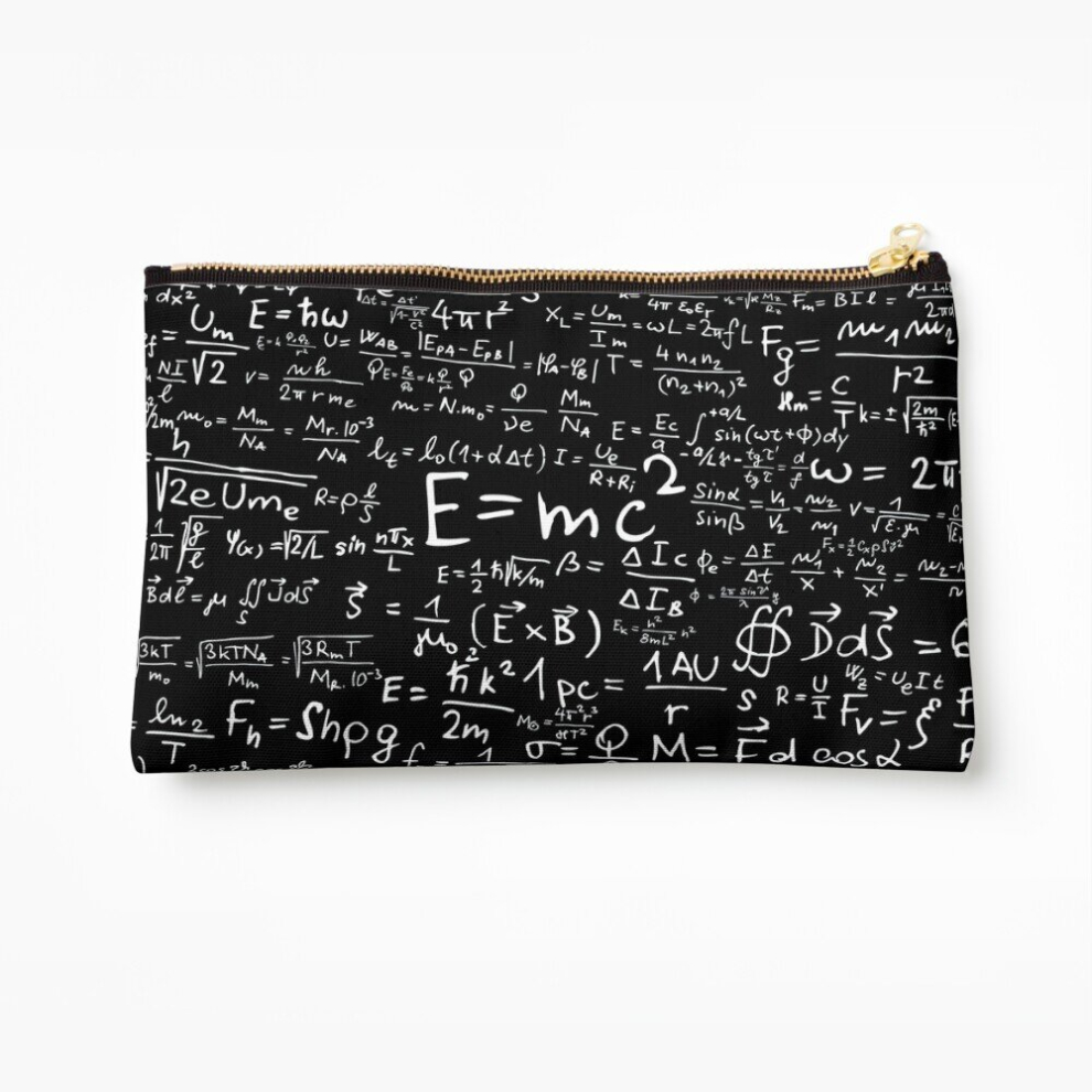 Whibos Makeup Bag Physics Equations Cosmetic Organizer Tyvek Paper Bags Zipper Pouch