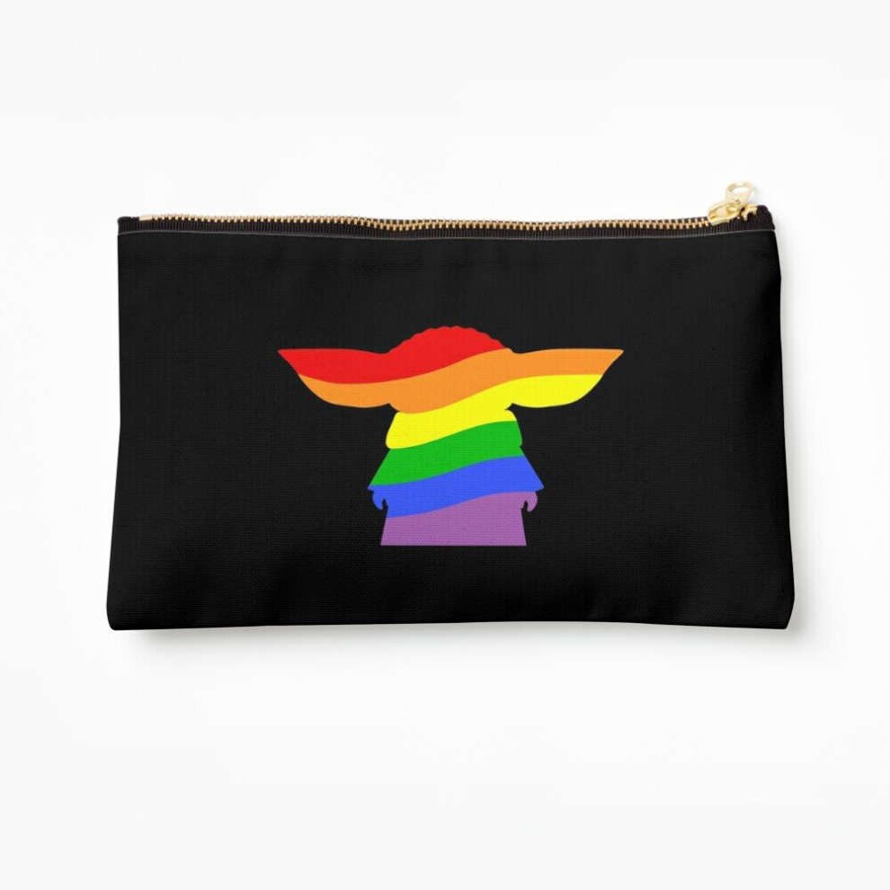 Whibos Makeup Bag Alien Silhouette - Rainbow Cosmetic Organizer Tyvek Paper Bags Zipper Pouch