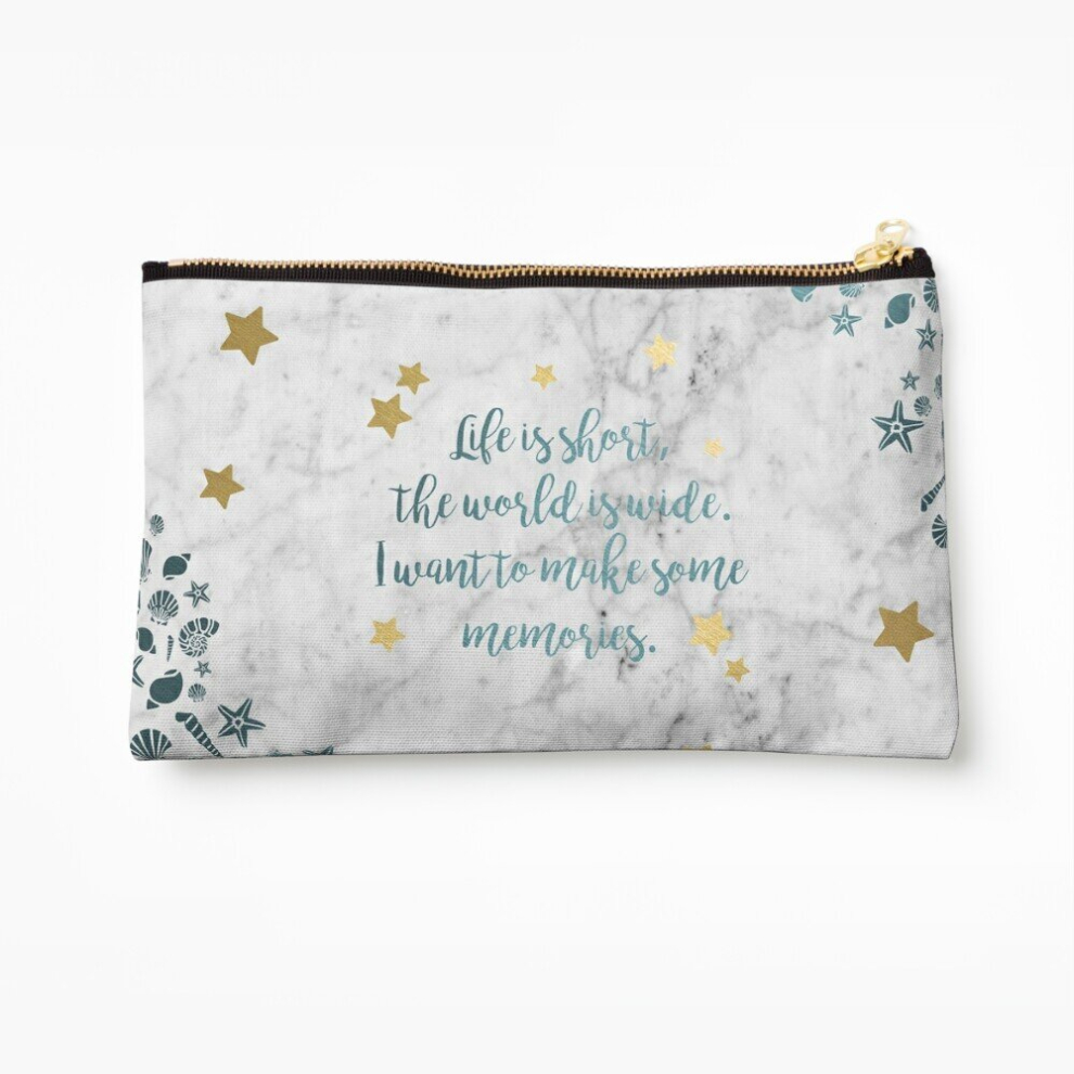 Whibos Makeup Bag I Want To Make Some Memories. Cosmetic Organizer Tyvek Paper Bags Zipper Pouch