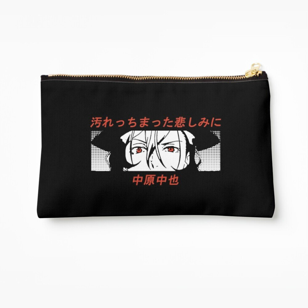 Whibos Makeup Bag Bungou Stray Dogs Eyes And Abilities Chuuya Cosmetic Organizer Tyvek Paper Bags Zipper Pouch