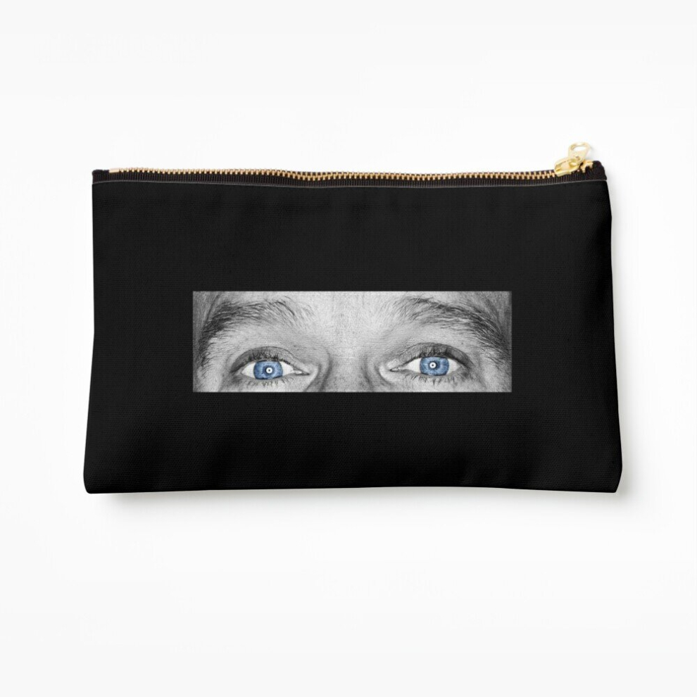Whibos Makeup Bag Robin Williams' Eyes Cosmetic Organizer Tyvek Paper Bags Zipper Pouch