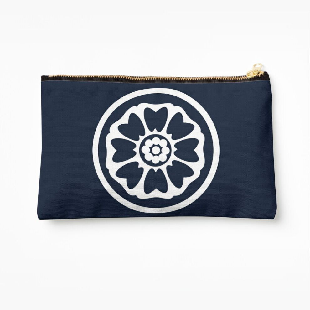 Whibos Makeup Bag White Lotus Cosmetic Organizer Tyvek Paper Bags Zipper Pouch
