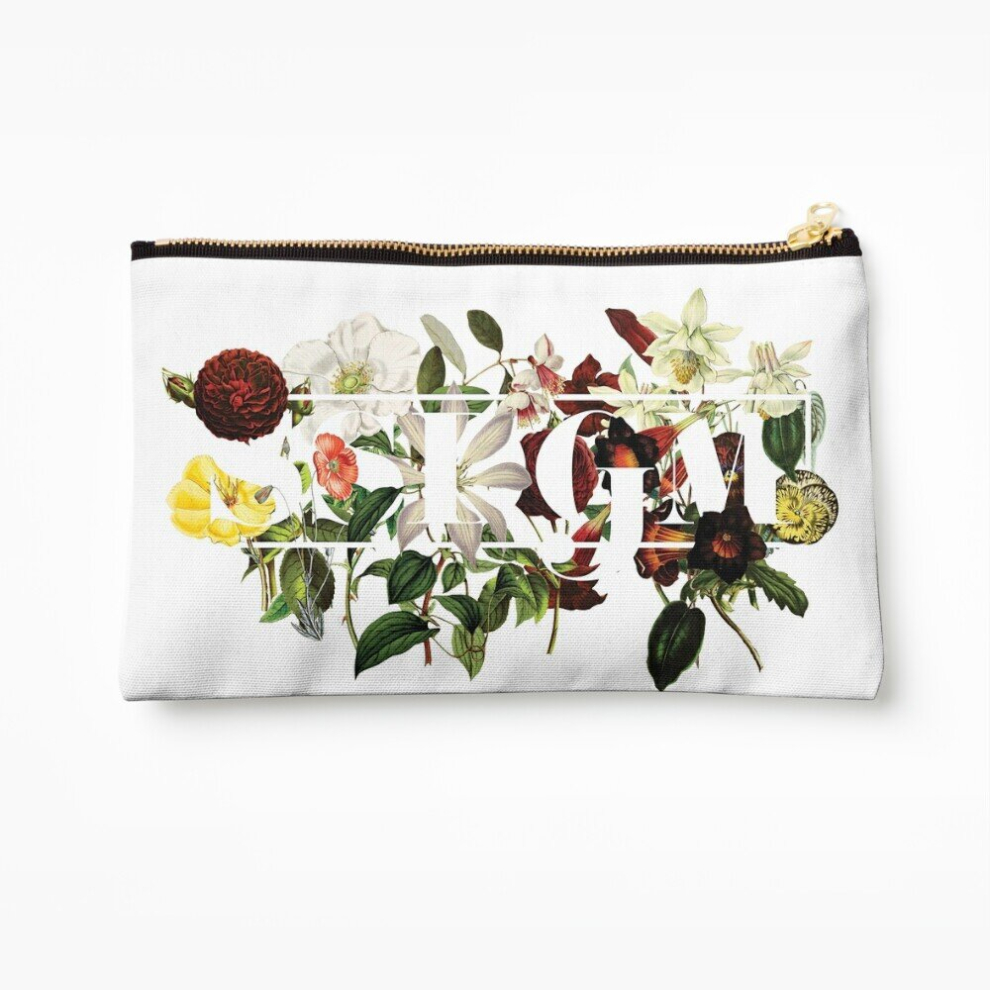 Whibos Makeup Bag Ssdgm Murderino Flower Illustration My Favorite Murder Cosmetic Organizer Tyvek Paper Bags Zipper Pouch
