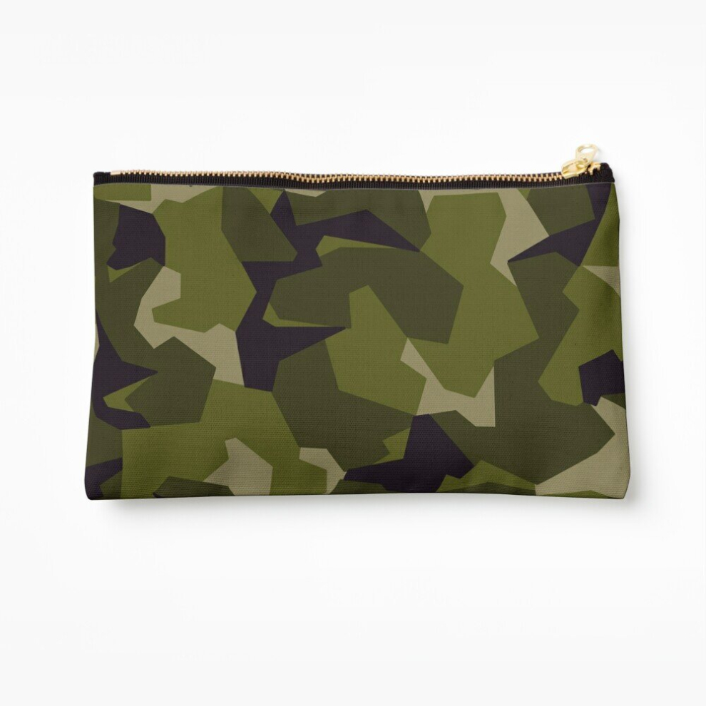 Whibos Makeup Bag M90 Camouflage Cosmetic Organizer Tyvek Paper Bags Zipper Pouch