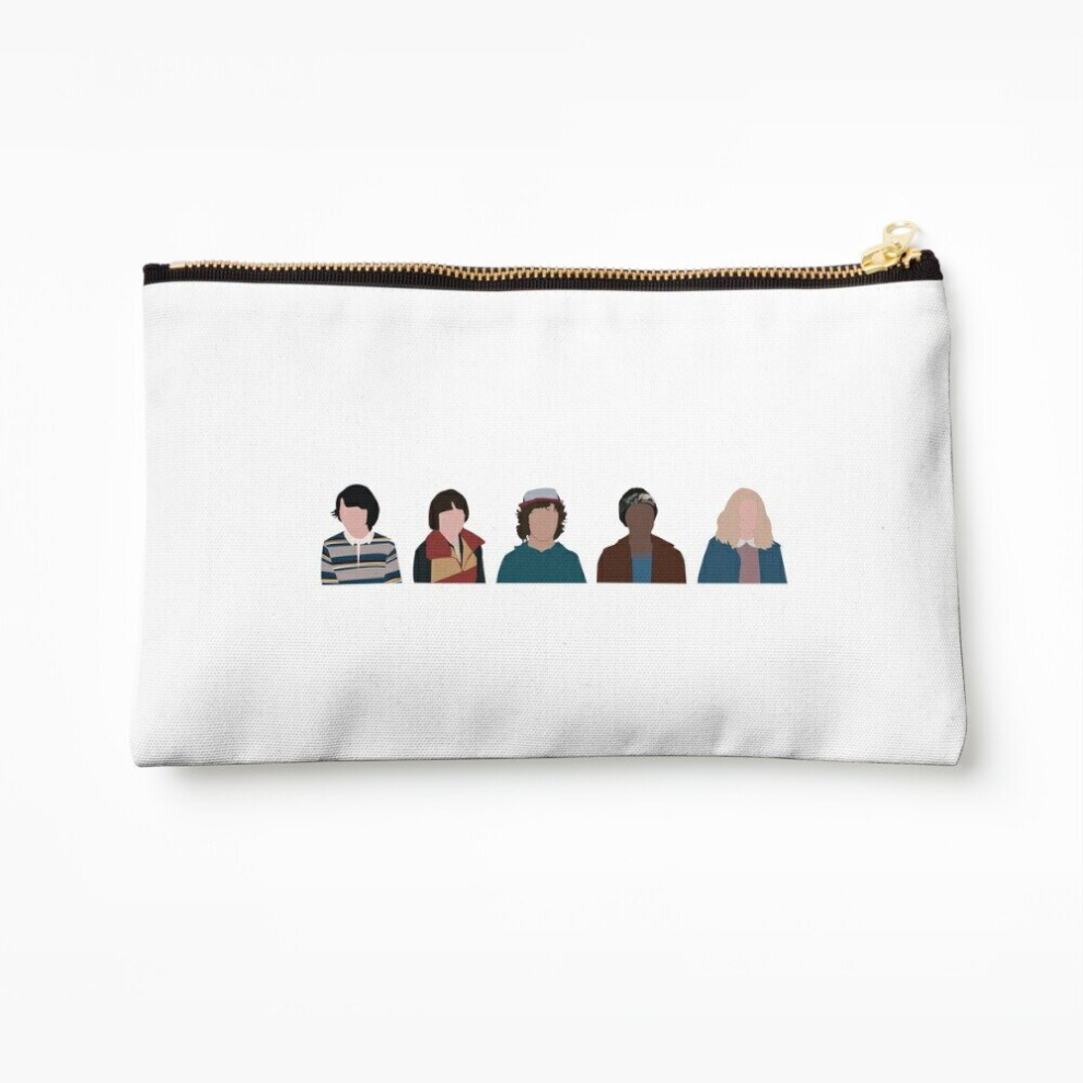 Whibos Makeup Bag Stranger Things Kids Cosmetic Organizer Tyvek Paper Bags Zipper Pouch