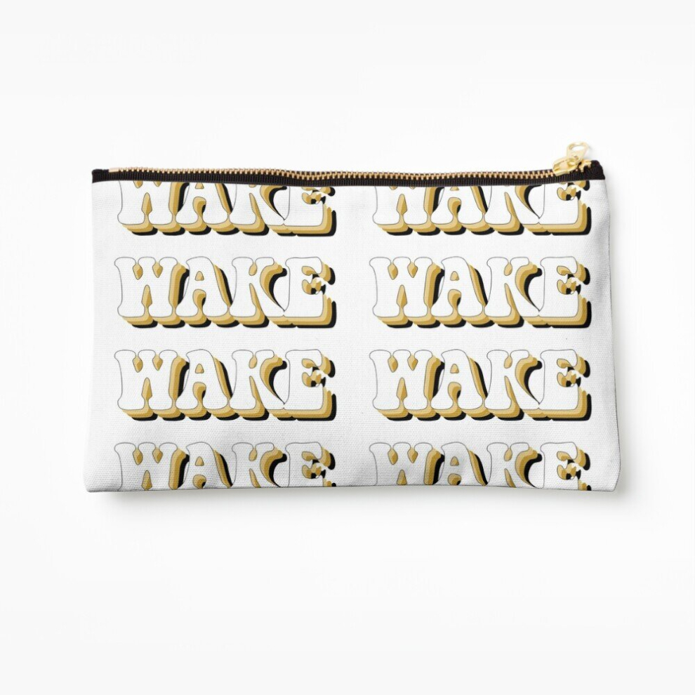 Whibos Makeup Bag Wake Forest Groovy Cosmetic Organizer Tyvek Paper Bags Zipper Pouch