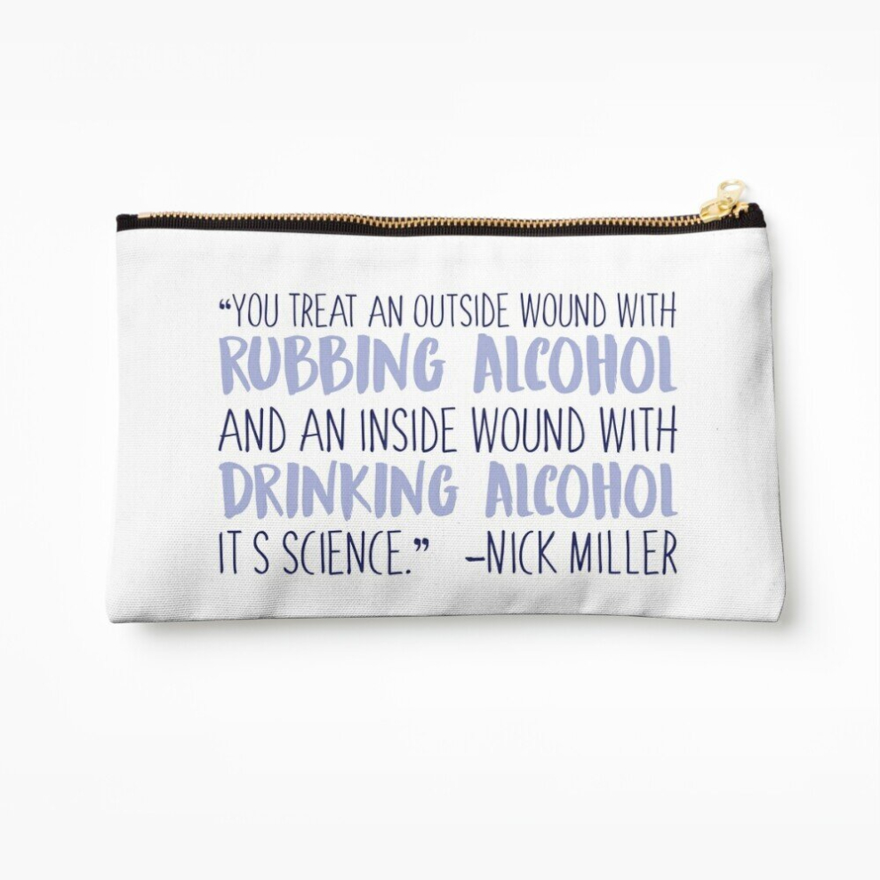 Whibos Makeup Bag It's Science-Nick Miller Cosmetic Organizer Tyvek Paper Bags Zipper Pouch