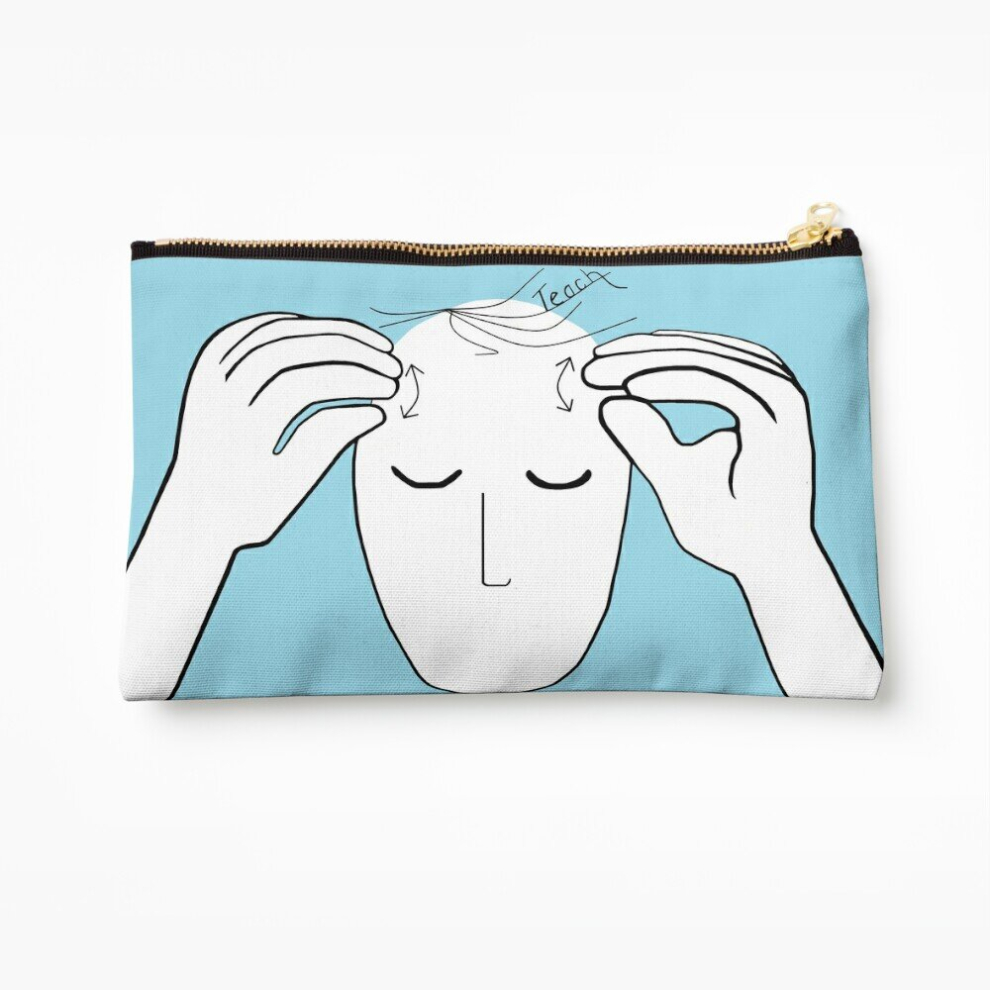 Whibos Makeup Bag Asl Teach Cosmetic Organizer Tyvek Paper Bags Zipper Pouch