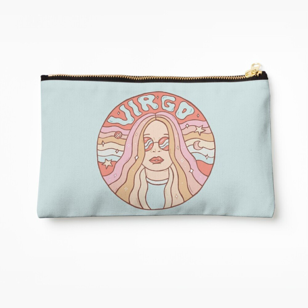 Whibos Makeup Bag Virgo Cosmetic Organizer Tyvek Paper Bags Zipper Pouch