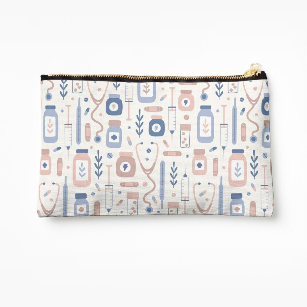 Whibos Makeup Bag Medical Stuff Cosmetic Organizer Tyvek Paper Bags Zipper Pouch