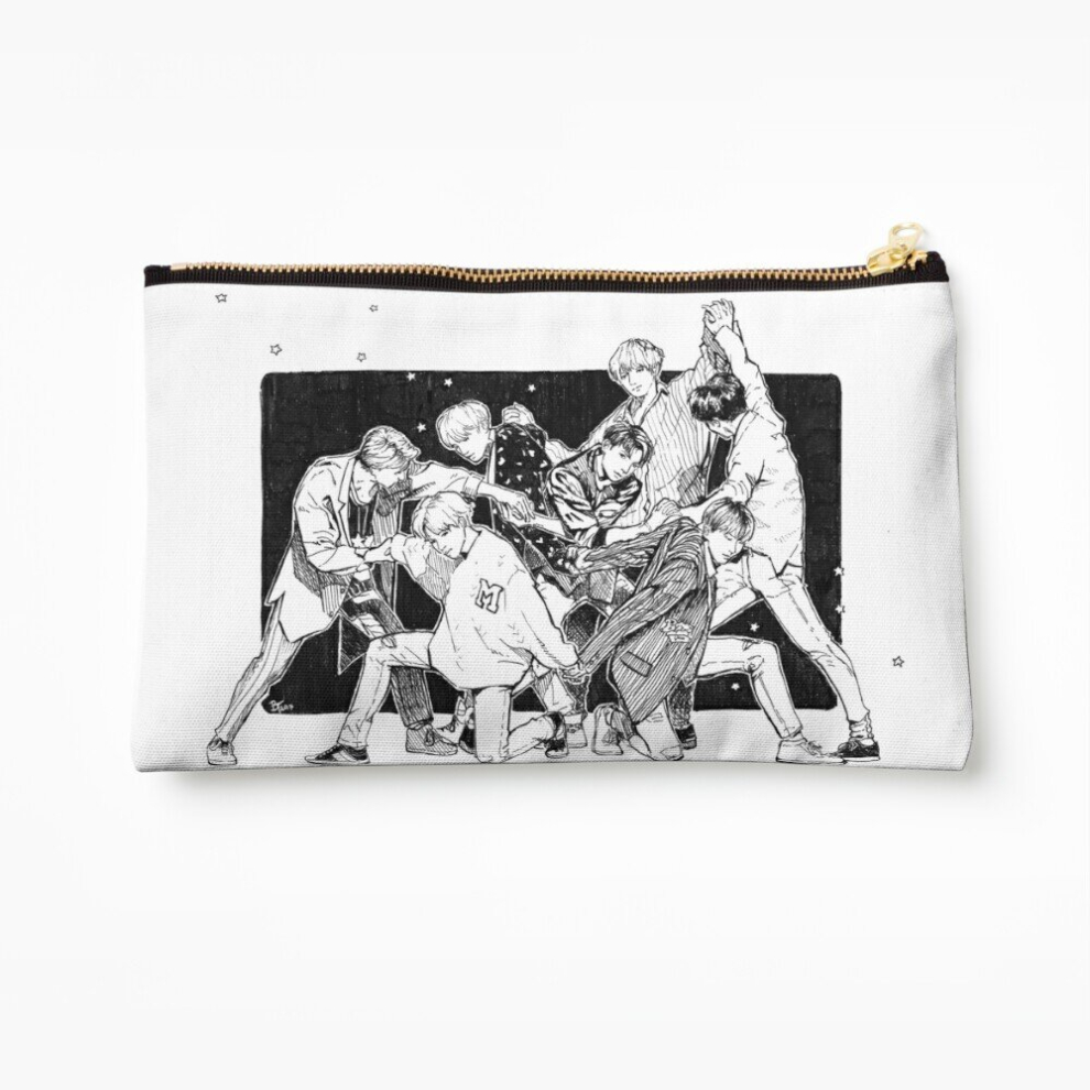 Whibos Makeup Bag Dna Double Helix Inktober Cosmetic Organizer Tyvek Paper Bags Zipper Pouch