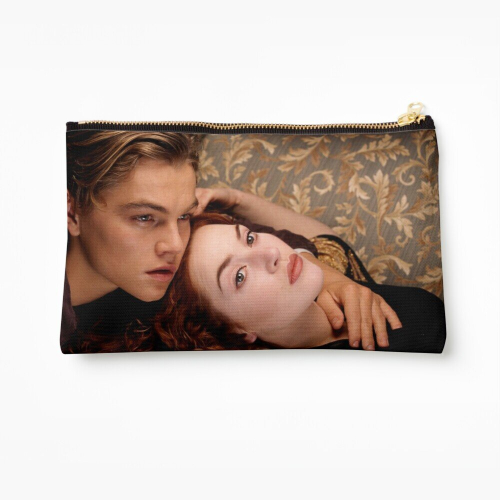 Whibos Makeup Bag Titanic Rose And Jack Cosmetic Organizer Tyvek Paper Bags Zipper Pouch