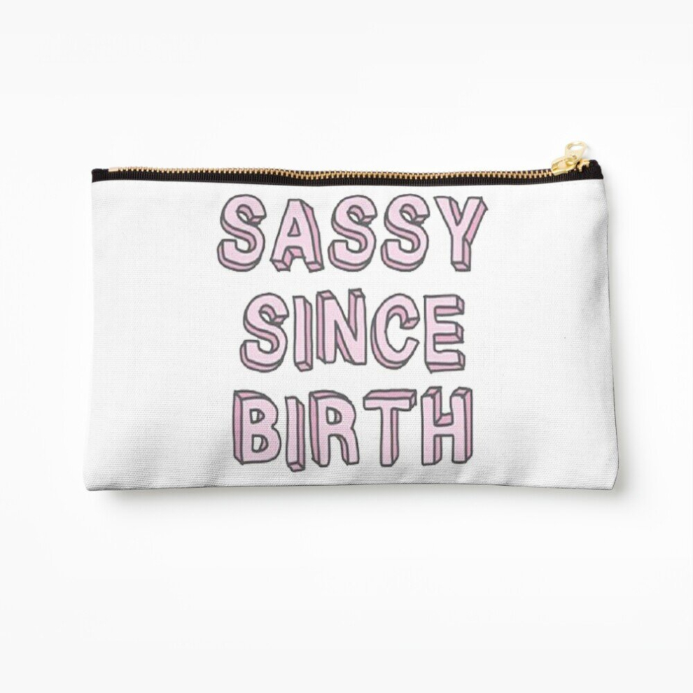 Whibos Makeup Bag Sassy Since Birth Cosmetic Organizer Tyvek Paper Bags Zipper Pouch