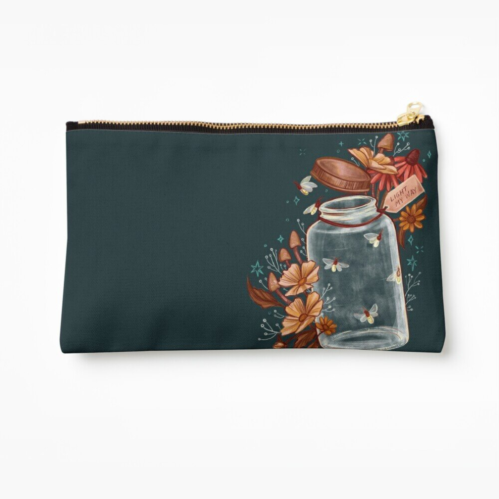 Whibos Makeup Bag Catching Fireflies Cosmetic Organizer Tyvek Paper Bags Zipper Pouch