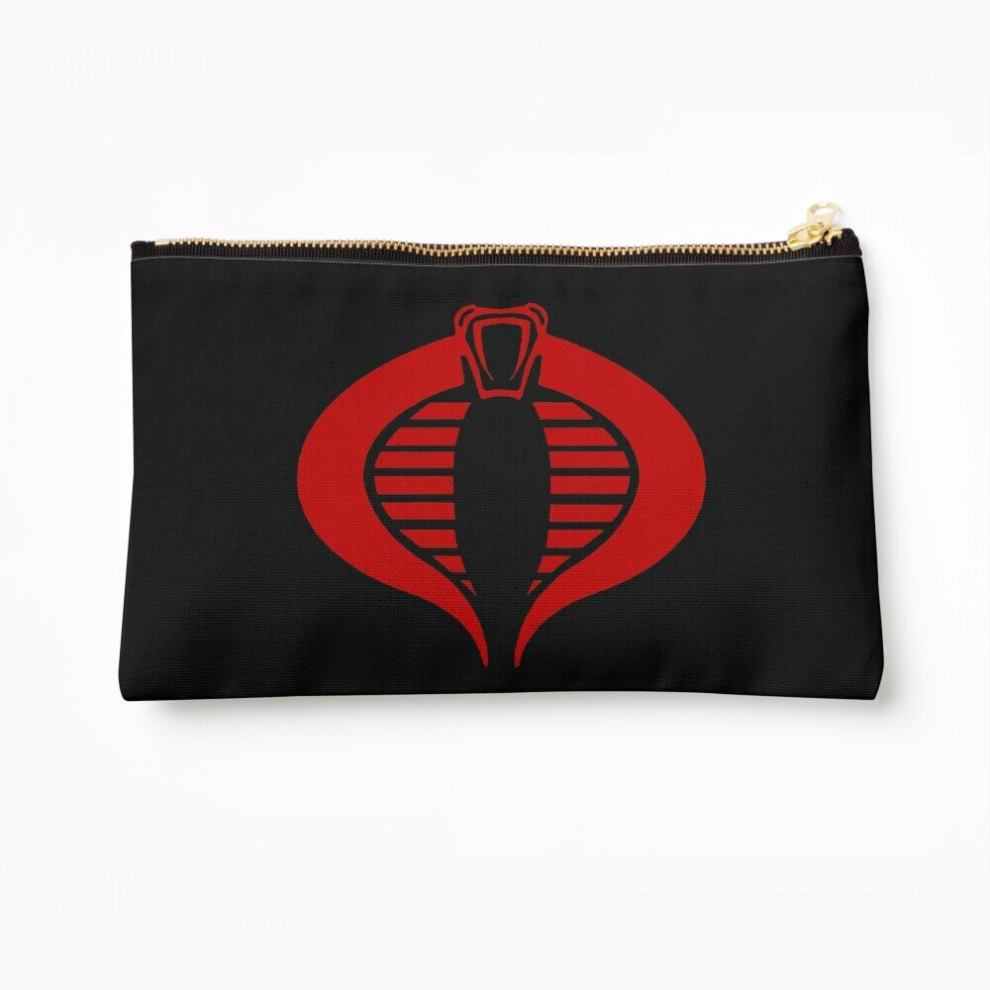 Whibos Makeup Bag Gi Joe Cobra Enemy Logo Cosmetic Organizer Tyvek Paper Bags Zipper Pouch