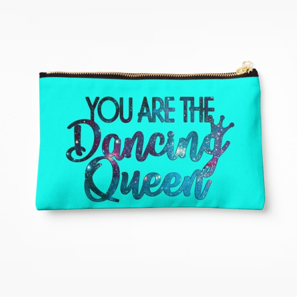 Whibos Makeup Bag Dancing Queen Cosmetic Organizer Tyvek Paper Bags Zipper Pouch