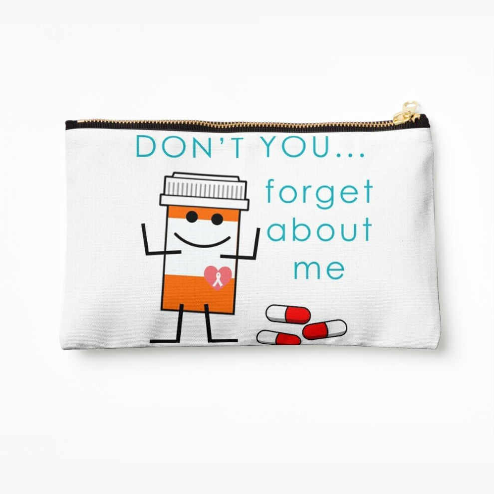 Whibos Makeup Bag Don't You Forget About Me Cosmetic Organizer Tyvek Paper Bags Zipper Pouch