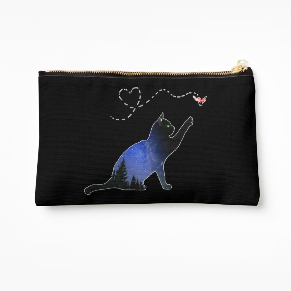 Whibos Makeup Bag The Cat And Ladybug Cosmetic Organizer Tyvek Paper Bags Zipper Pouch